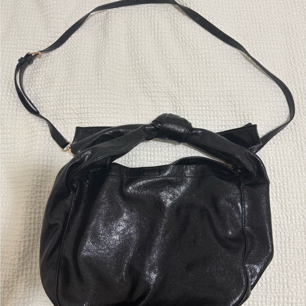 Chic Black Women's Shoulder Bag from Anthropologie